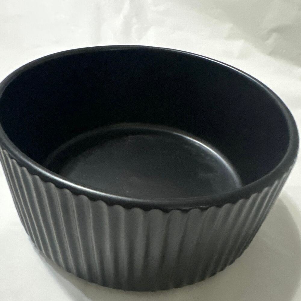 Christian Siriano New York Stoneware replacement bowl 6” x2.75” Matt black
